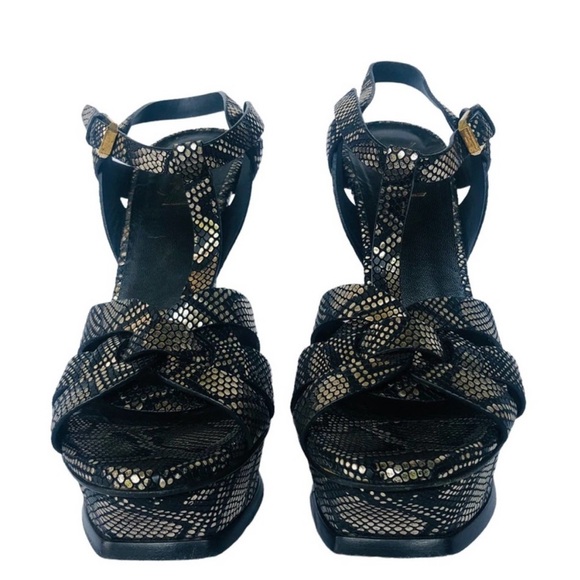 Yves Saint Laurent Shoes - YSL Python Tribute Sandals